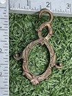 Antique Ornate Cast Brass Curtain drapery Hook     3 5    Length