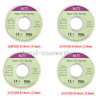 Dental Orthodontic Niti Open Coil Spring Spool  008 010 012 014 Inch 914mm