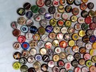 Lot Of 190  Beer Bottle Caps Mixed Colorful Dented non Dented Large Variety