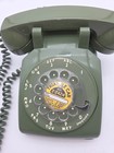 Vintage Western Electric Bell System 500 Rotary Phone Green Tested Works Great