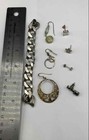 51 9g Sterling Silver 925 Precious Metal Scrap Jewelry Lot Bracelet Earrings