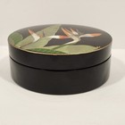 Vintage Otagiri Bird Of Paradise Lacquer Coasters Set Of 6 W  Box Japan