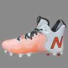 New Balance Freezelx V3 Lacrosse Cleats Mens Size 8 5 Orange White Freez03 D Mid