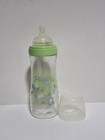 Vintage Playtex Nurser Drop In Bottle 8 Ounce Green Purple Car Truck Fast Nipple