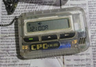 Motorola Pager Clear Shell W  Belt Clip Vintage  Beeper Tested   Working