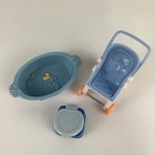 Fisher Price Loving Family Dollhouse Baby Lot Stroller Bathtub Training Toilet