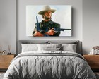 Clint Eastwood Outlaw Josey Cowboy Western Style Poster Canvas Art