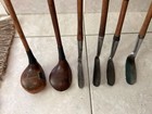Antique Hickory Wood Shaft Playable Set Golf Club
