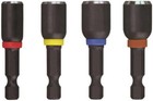 Milwaukee Shockwave 1-7 8    Impact Magnetic Nut Driver Set  4 Piece  49-66-4562