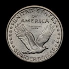 1917-d Type 1 Standing Liberty Quarter Denver Highly Collectible Scarce Key Date