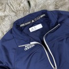 Adidas Climalite Womens Xs Full Zip Track Jacket Navy Blue White Athletic