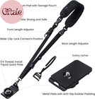 Rapid Camera Neck Strap With Quick Release And Safety Tether  Adjustable Shoulde