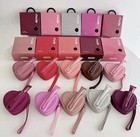Rhode Silicone Heart-shaped Bag purse With Lipstick Holder     Includes Lip Gloss