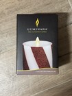 Luminara Candy Cane Flameless Real Flame-effect Candle 4 5-inch Glitter Stripe