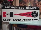 Vintage Original Hurst Shifter Dealer Parts Mopar Racing Porcelain Metal Sign