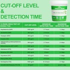Easy home Ecdoa-7124 12-panel Urine Drug Test Cup W  Temp Strip   Gloves Kit