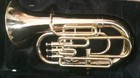 Euphonium 4 Valve Of Pure Brass In Silver Chrome Polish case Box  Free Shipping