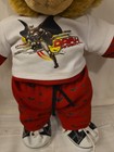 Build-a-bear Workshop Plush Stuffed Animal Teddy Bear In Bab Outfit And Shoes 