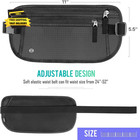 Travel Money Belt For Women And Men - Rfid Blocking Passport Holder Hidden Trave