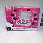 Hello Kitty Portable Cd Karaoke System And Cd Player Kt2003  Collectible