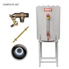 18 x30  Stainless Steel  33 Gallon  Boiler Condensate Return Tank Complete Set
