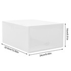 Stackable Shoe Storage Box Durable Plastic Sneaker Display Case Organizer 20pcs