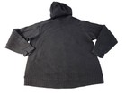 Adidas Women s Black Hooded Quilted Pullover Jacket Oversized Baggy   See Measur