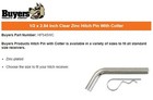 Buyers Products Hp545wc  1 2 X 3 2 Inch Clear Zinc Hitch Pin With Cotter