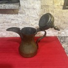 Rare Vintage Antique Brass Middle Eastern Handmade Dallah Coffee Tea Pot Arabic