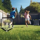 Warrior Mini Lacrosse Game Set 2 24  Plastic Nets 2 20  Mini Player Sticks