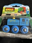 New Rare 2001 Brio 33607 Blue Engine Classic Wooden Railway Train Sweden Made