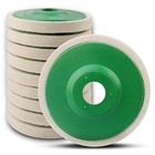  Thickened 12mm Wool Polishing Wheel Disc pcs 4-1 2  X 7 8  Arbor Buffing 10