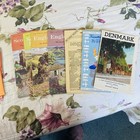 Vintage European Road Maps Travel Ephemera Theater Bills Lot 1950s