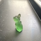 Vintage Antique Czech Glass French Bulldog Figurine Miniature Cracker Jack Toy