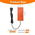 Silicone Heating Pad20v 50w Car Engine Block Oil Pan Heater 1 120v 50w
