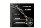 Variable Speed Drywall Sander With 15  Hose  Pivoting Head  Adjustable New