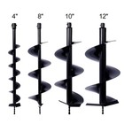 4 8 10 12  Replacement Bit Earth Auger Drill Bits Fit For Post Fence Hole Digger