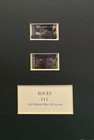 Rocky I I I     35mm Film Cell Mounted Display