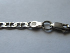 Vintage Milor Italy 925 Silver Figaro Type Link Bracelet child s Necklace 10 
