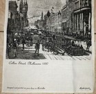 Collins Street Melbourne Pure Linen Tea Towel Rodriquez Made In Australia