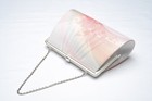 Dear Vanilla Japanese Kimono Silk Handbag Purse Vintage Authentic Made In Japan