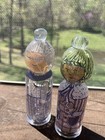 Vera Walther Art Glass Set 2 Figurines   women 