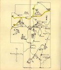 Vintage Harney County Oregon Travel Brochure Old West Rodeo Logging Map