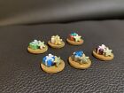 Wee Forest Folk Inc-13 Tiny Present 6 Pieces-red White Green Blue Silver Purple