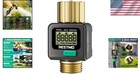 Restmo Water Flow Meter With Brass Inlet   Outlet  Measure Gallon liter Consumpt