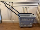 40 Grocery Rolling Shopping Baskets With Abs Handle  read Description   