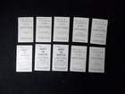 B115 Lot Of 10 Ogdens Tabs Actresses Beauties Cigarette Cards Early 1900s