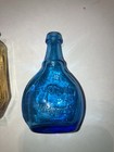 3 Wheaton Bottles Amber Skull Coffin R i p  Vintage Apothecary Glass