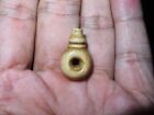 Nepal Tibet Buddhist Plain Yak Bone Big 3-hole Prayer Mala Guru Bead  p7 