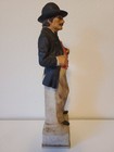 Lionstone Whiskey Ceramic Decanter 1969 Vintage 14  Gentleman Gambler Empty